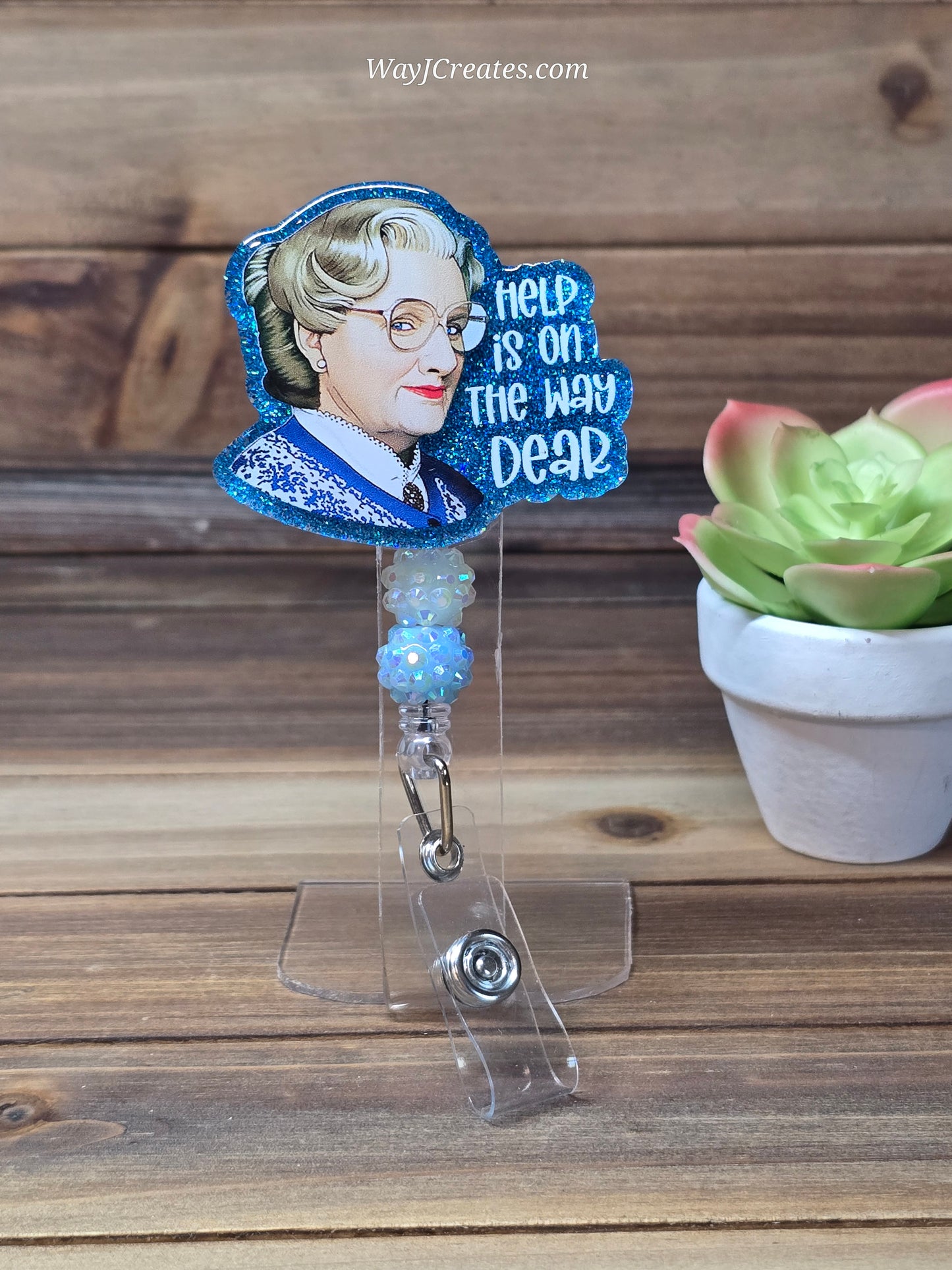 Help is on the way dear Retractable Badge Reel