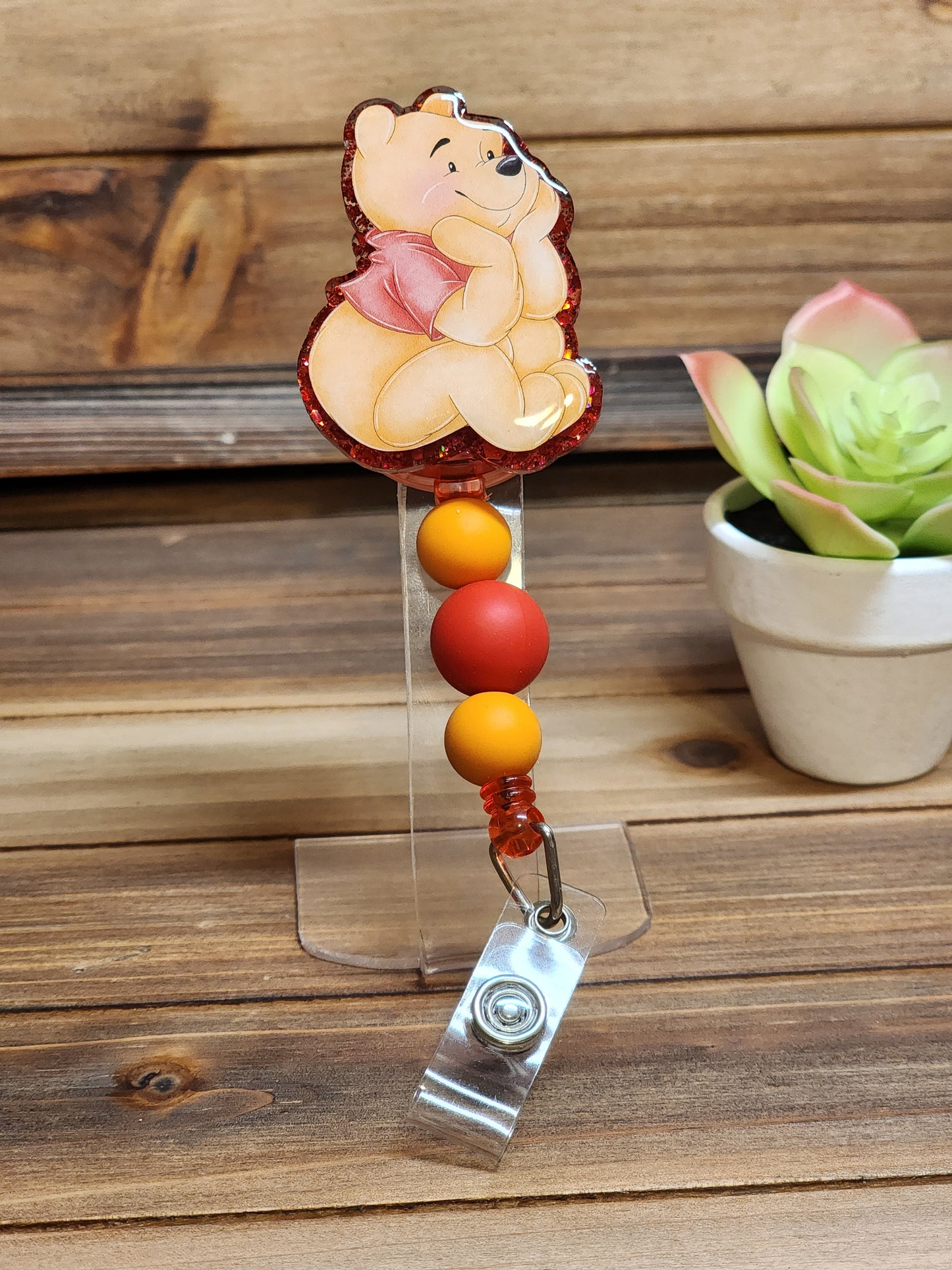 Winnie the Pooh Retractable Badge Reel