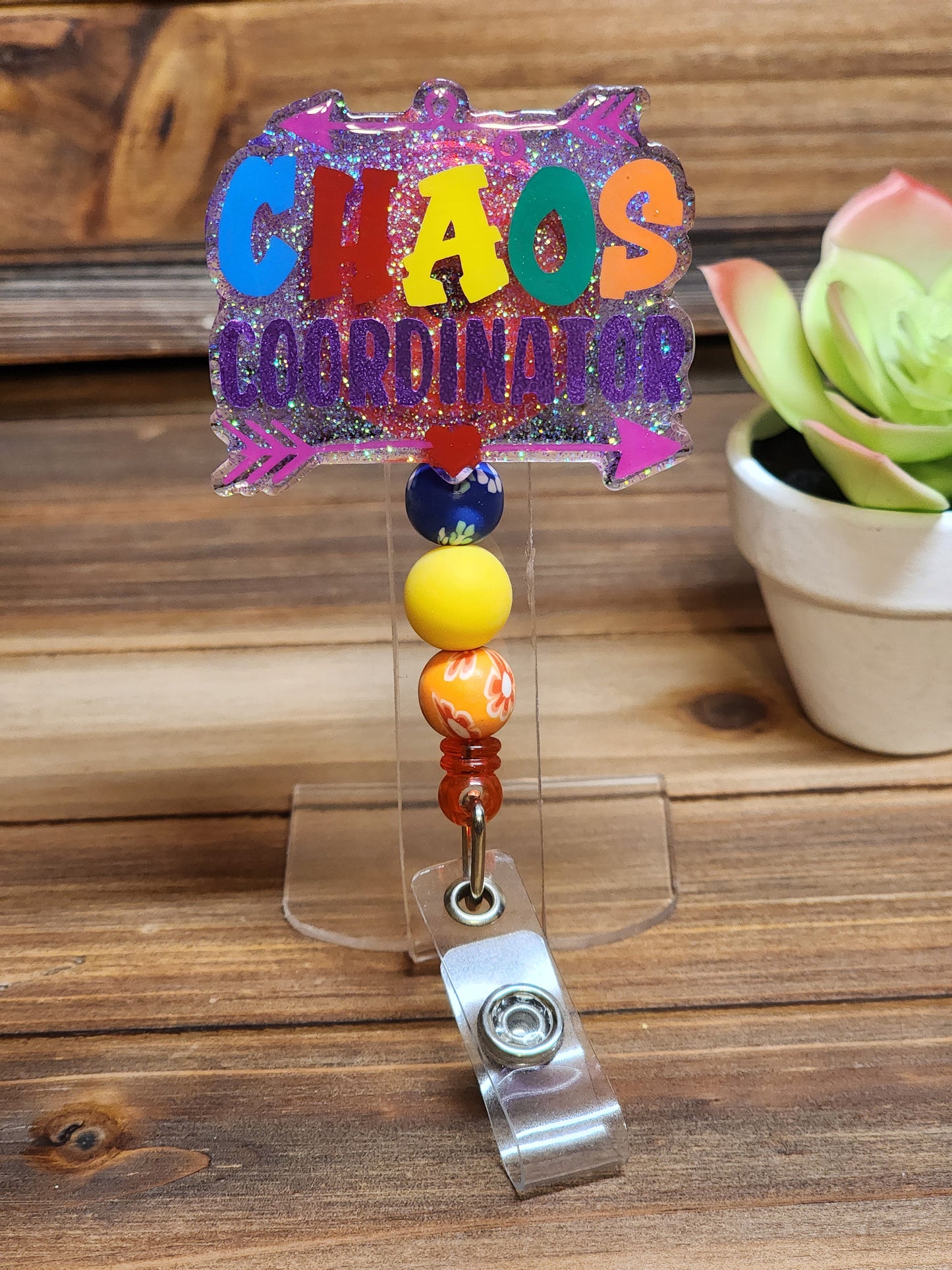 Chaos Coordinator Retractable Badge Reel