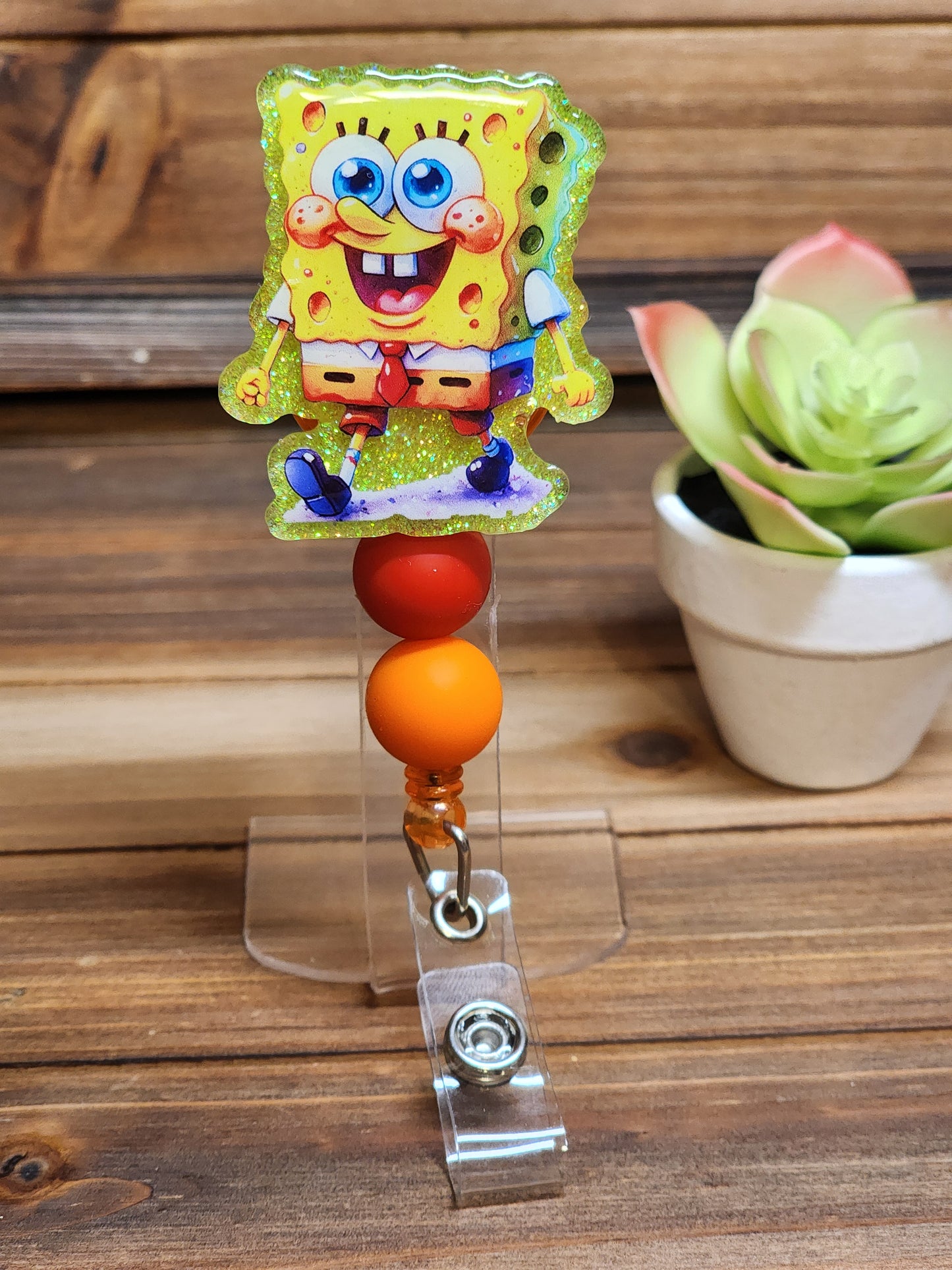 Sponge Bob Retractable Badge Reel