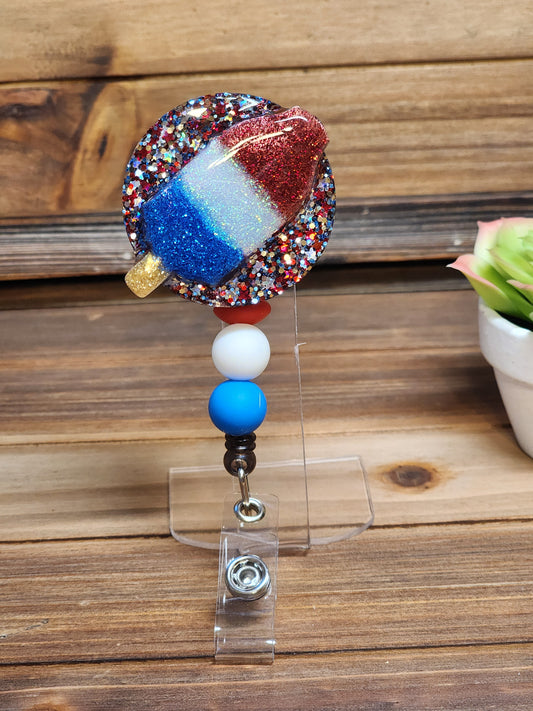 Bomb Pop Retractable Badge Reel