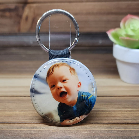 Custom photo or image keychain