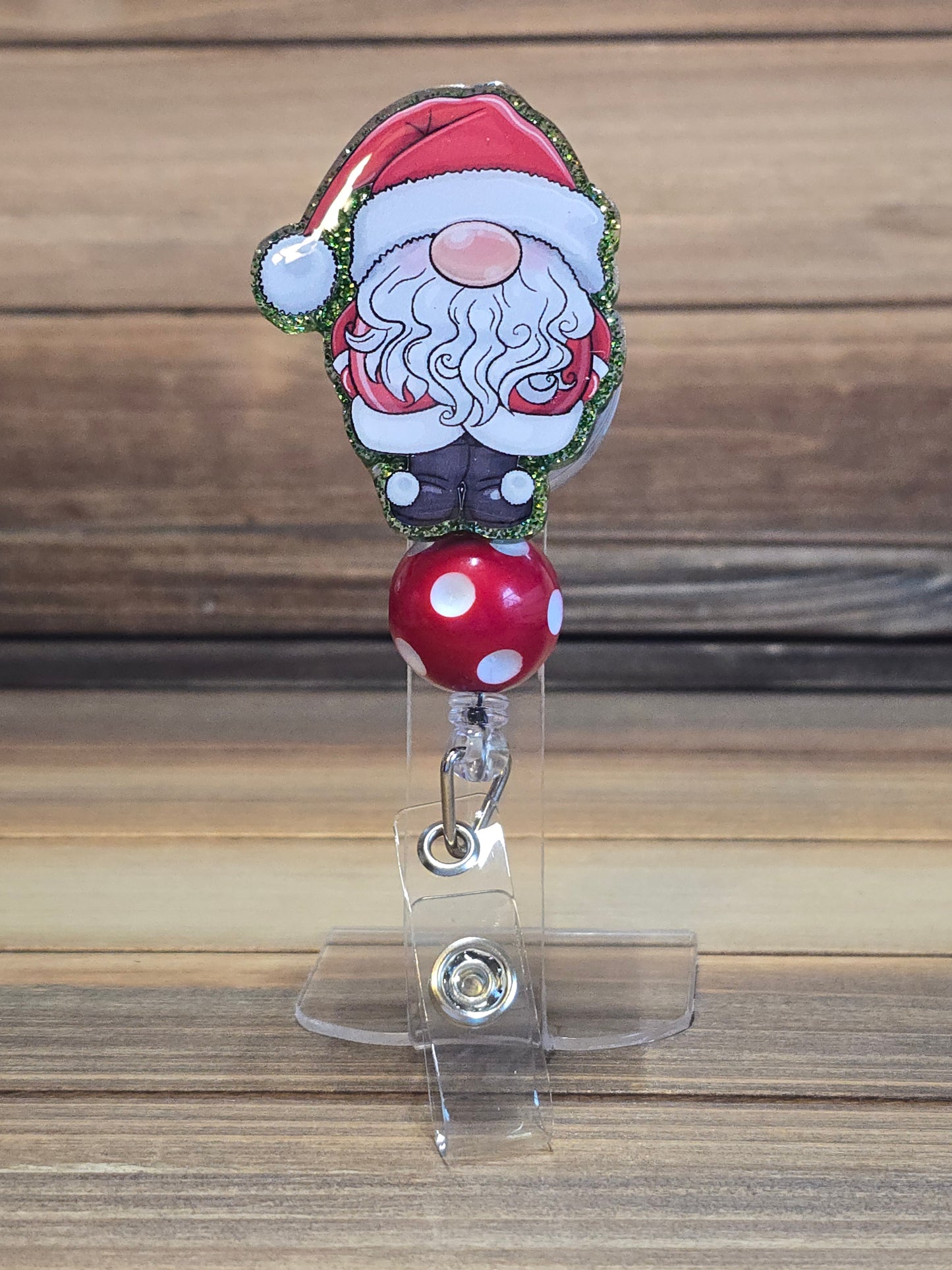 Gnome Santa Badge Reel