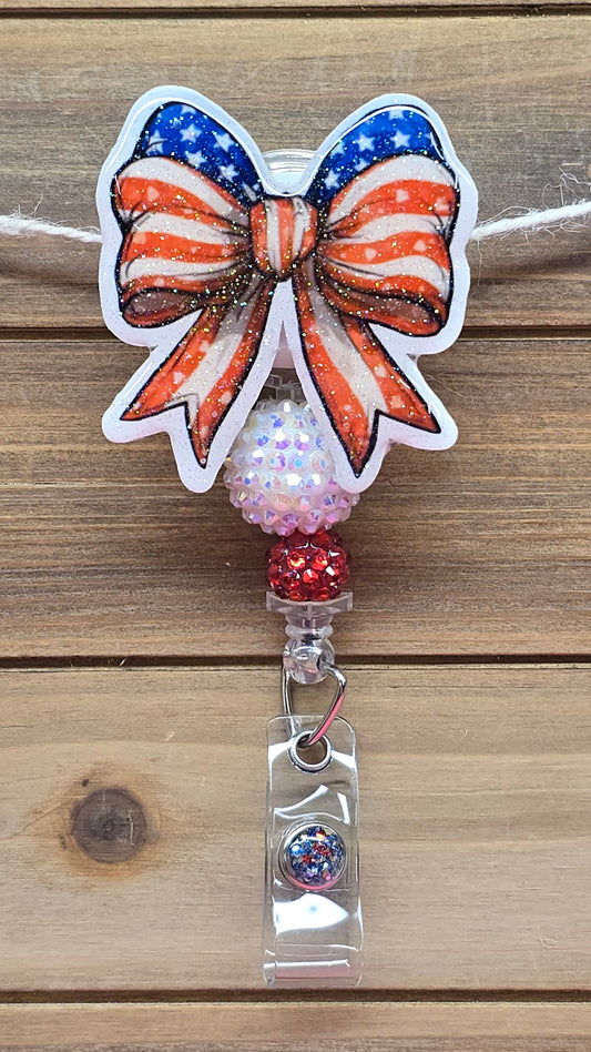American Bow Badge Reel